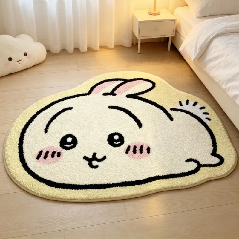 Sustainable Living Products - -Chiikawa Cartoon Rug Anime Hachiware Usagi